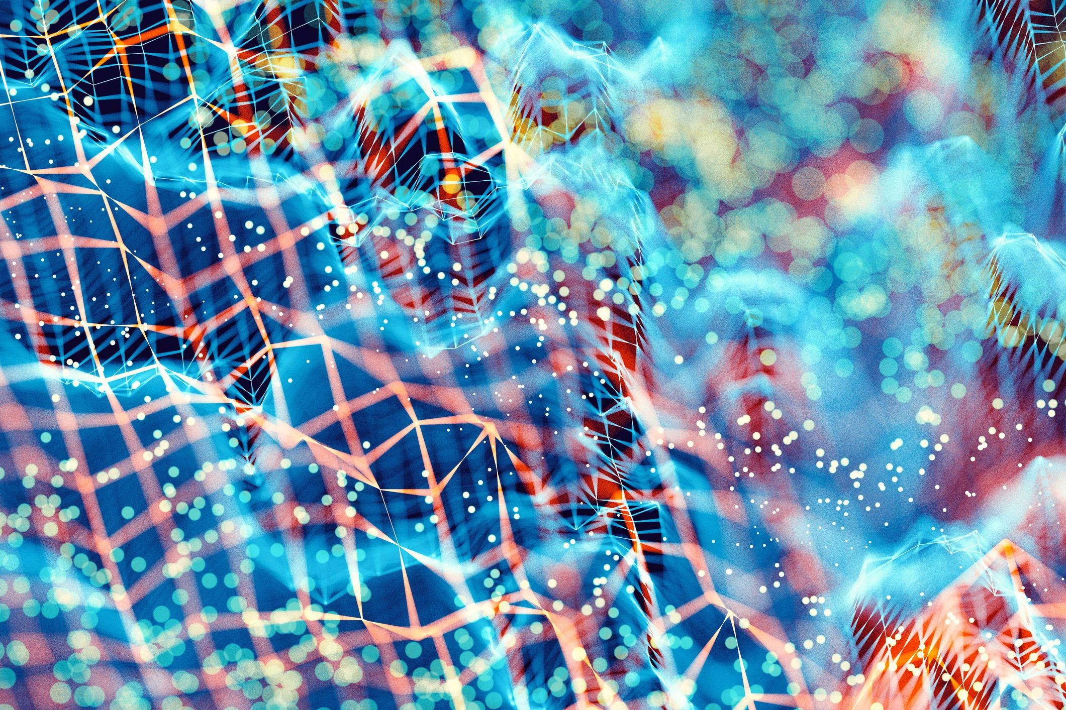 Abstract engineering composition suggesting cross-domain research and development